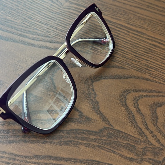AUTHENTIC Tom Ford Large Square Optical Frame Glasses NWOT - Picture 2 of 8